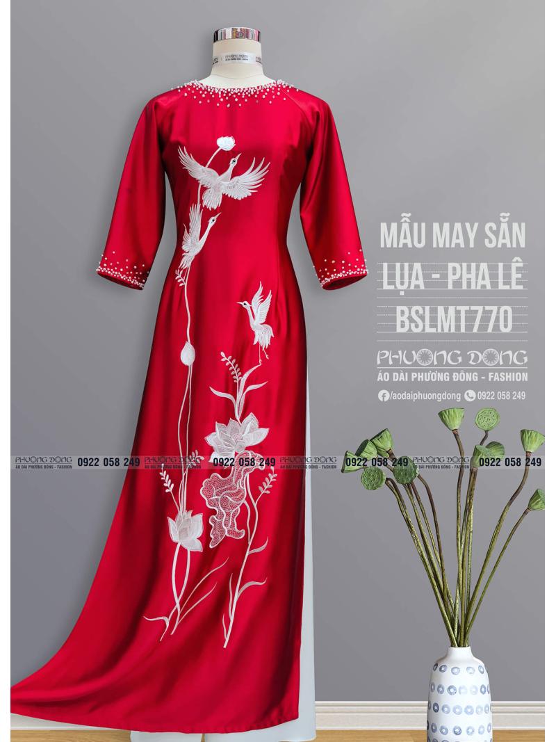 Áo Dài Bà Sui Lụa Thêu Kết Pha Lê BSLMT770